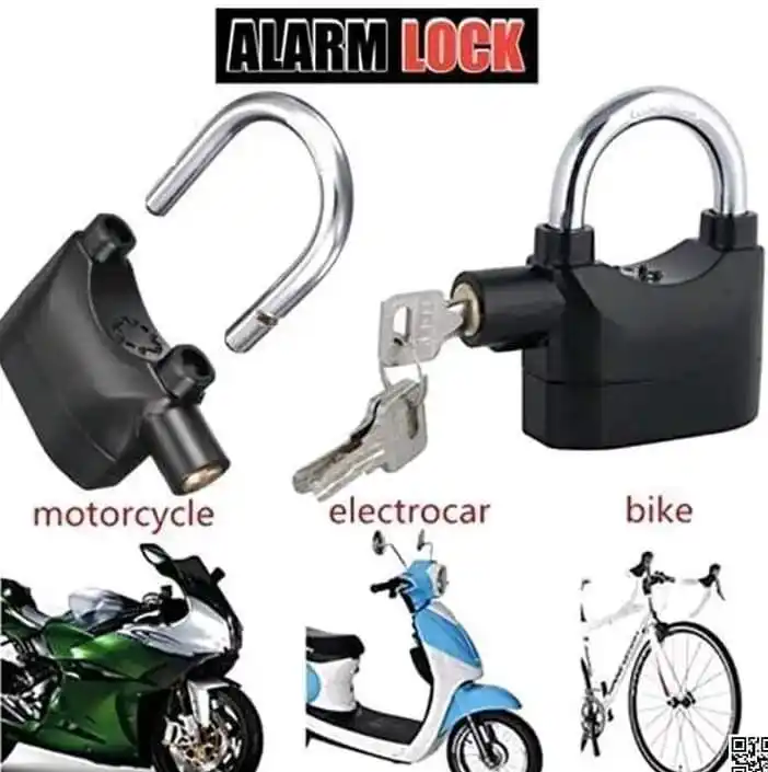 Alarm security lock