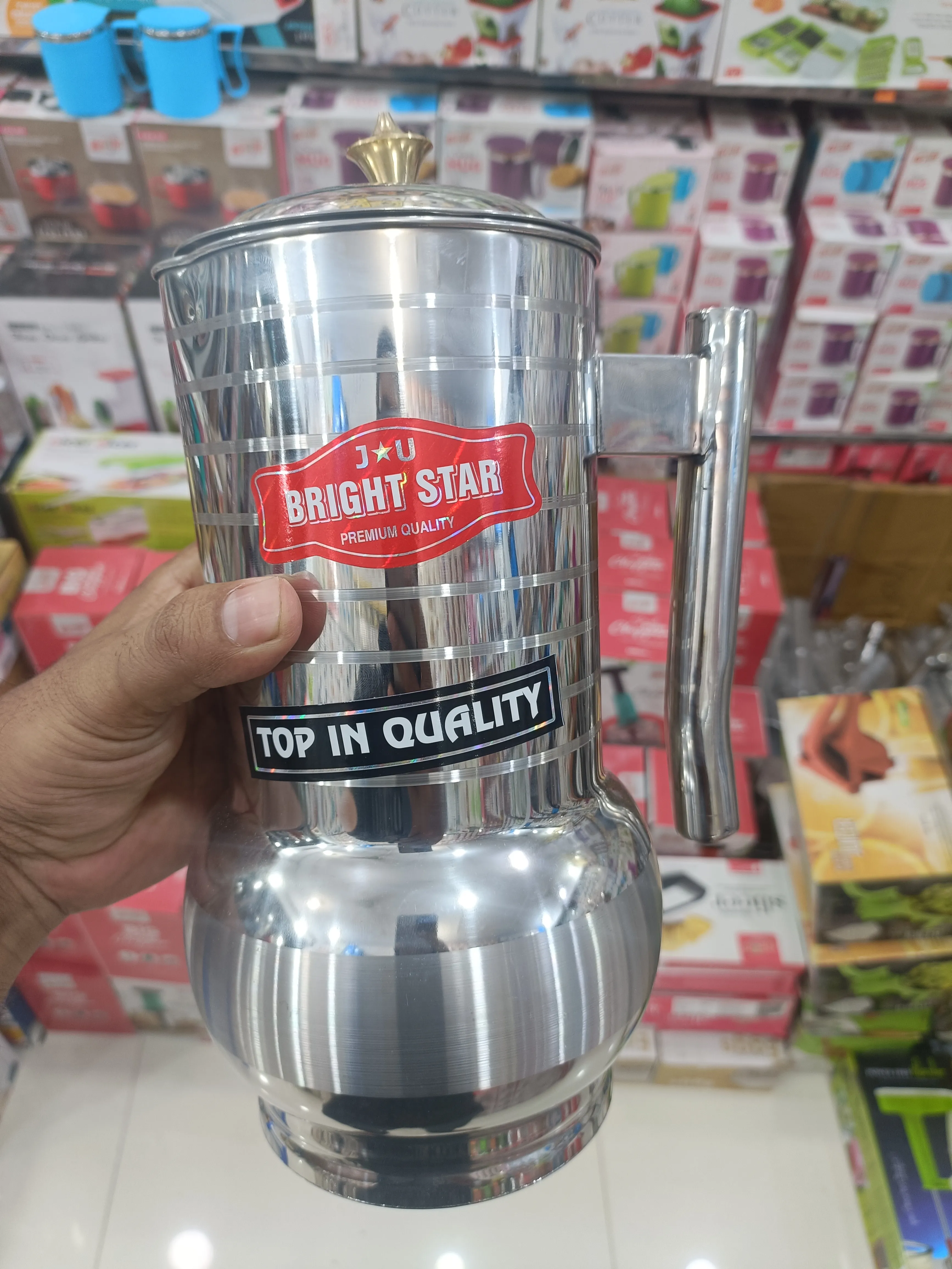 Stainless steel 2.Liter water jug