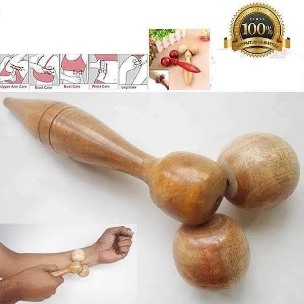 Wooden 3D Massager/wooden 3D massage roller