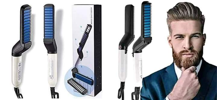 Men Beard and Hair Quick Straightener