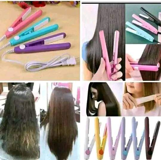 Mini hair straightner