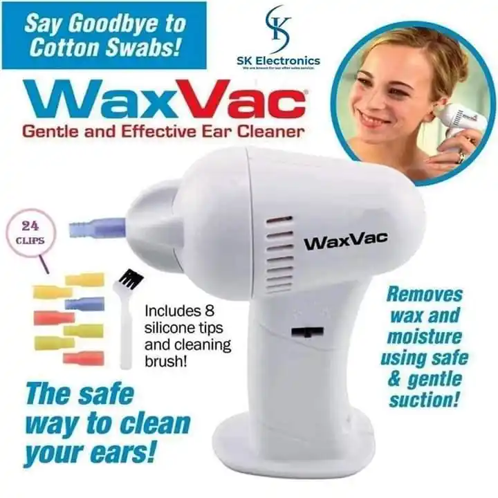 Wax vac ear cleaner