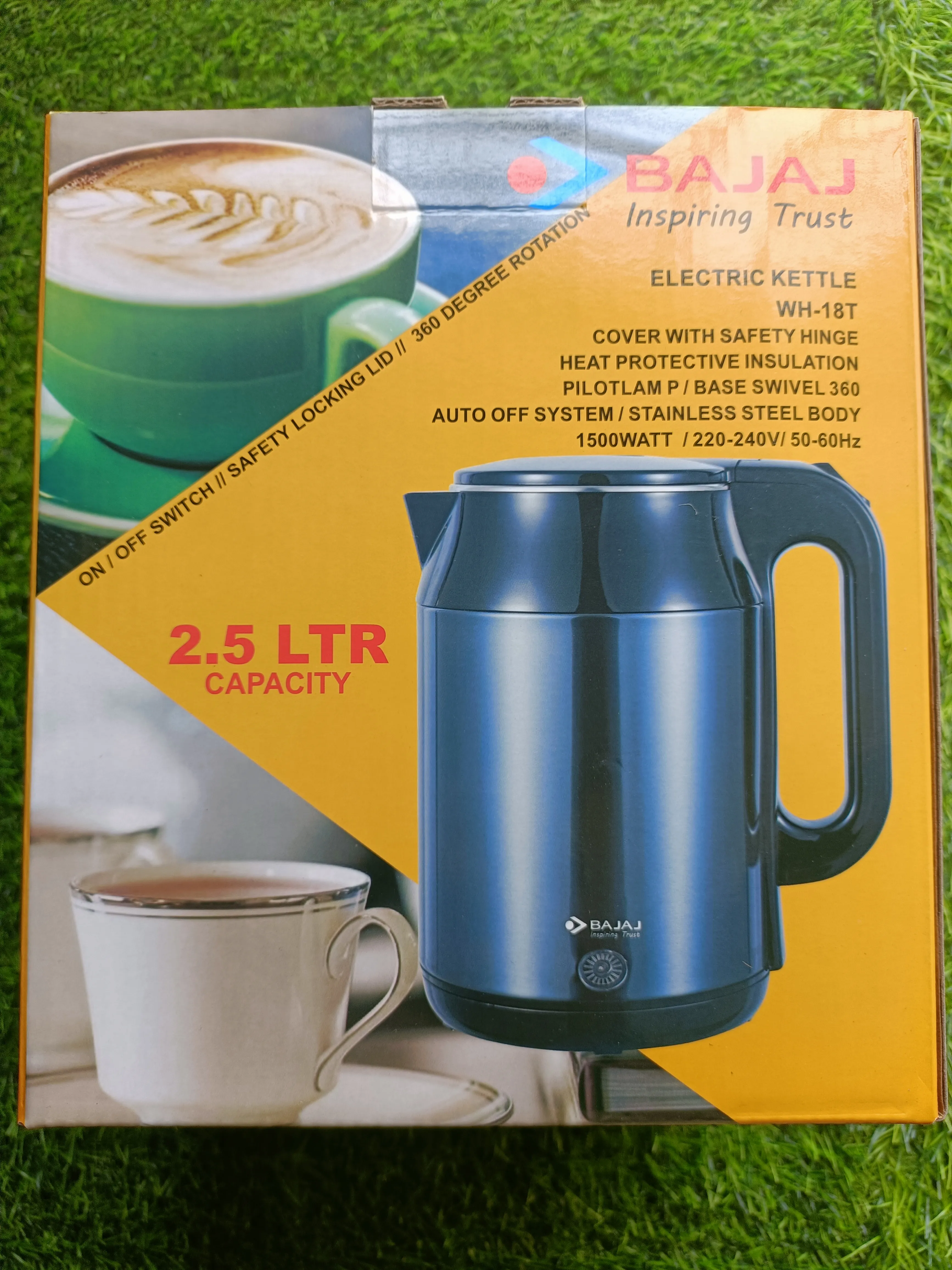 Bajaj (2.5 ltr)Electric kettle
