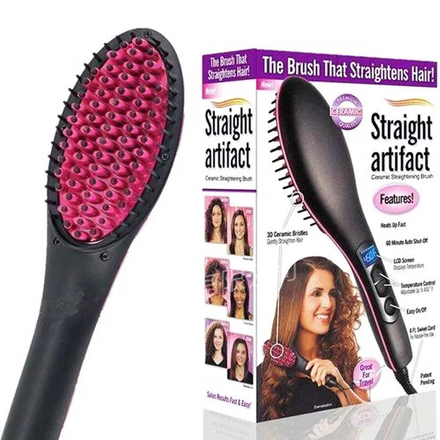 Straight Artifact Hair Brush Straightener