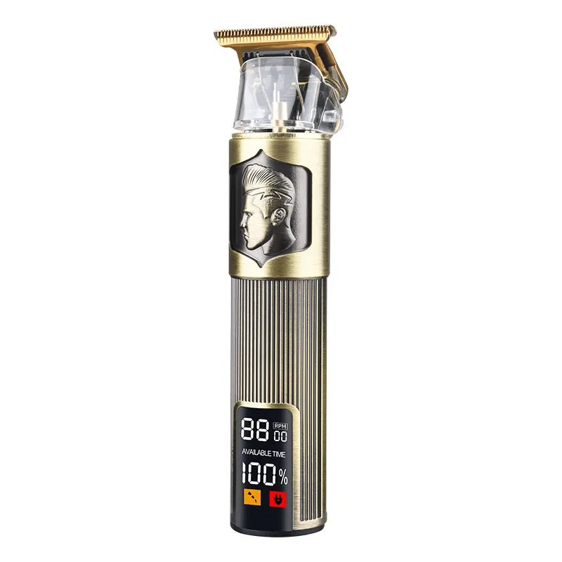 T 12 Hair trimmer rechargeable high quality with digital display)