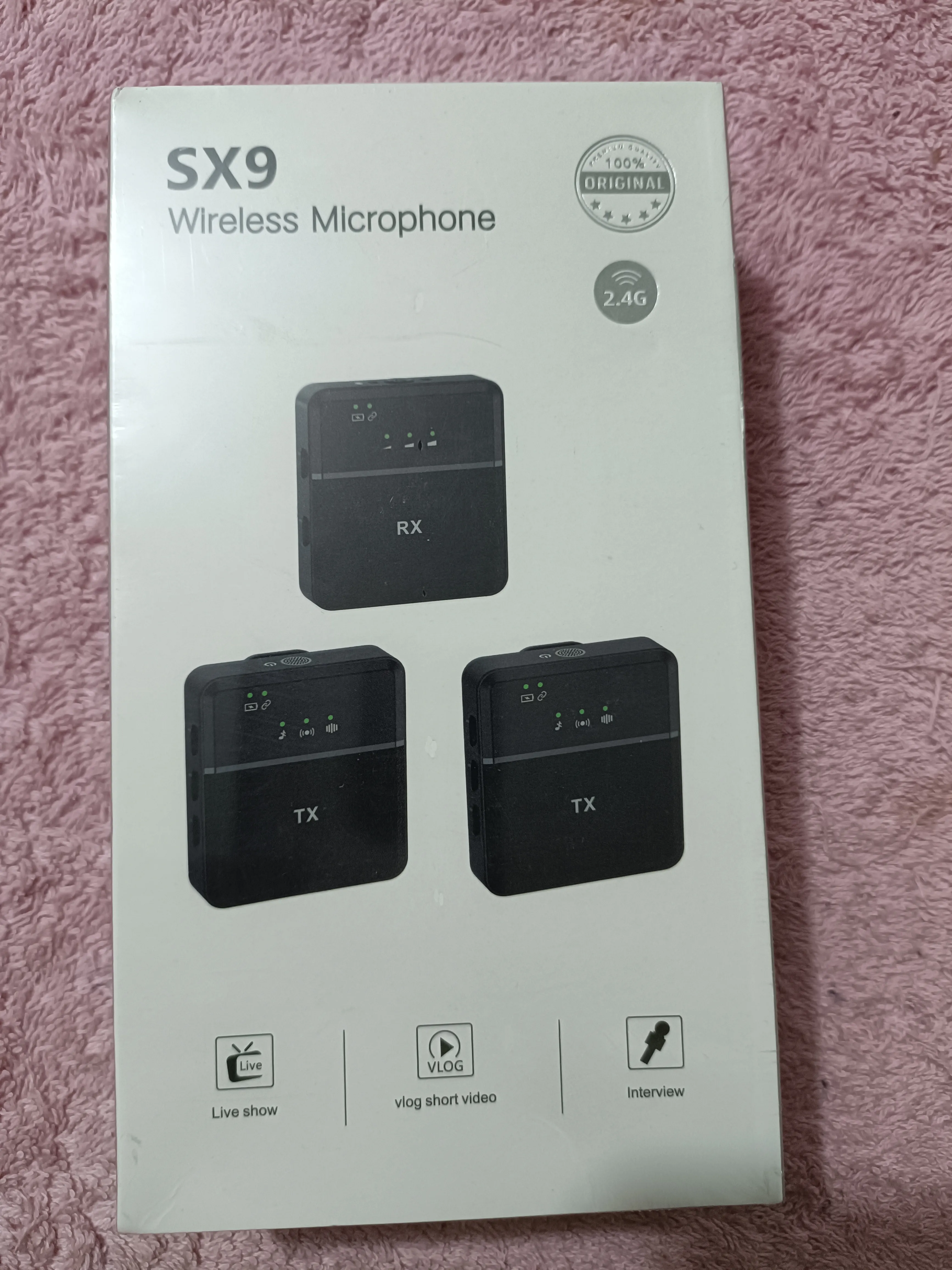 SX9 Dual wireless microphone