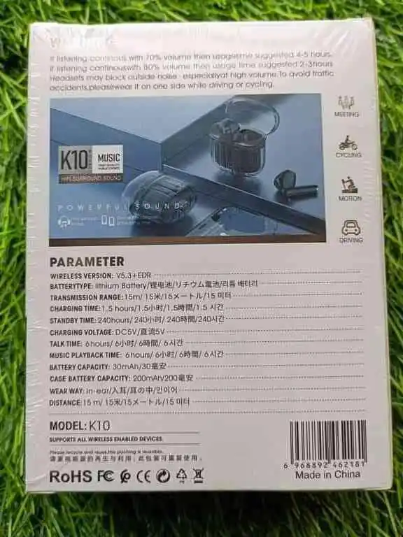 K10 wireless mini Earbuds