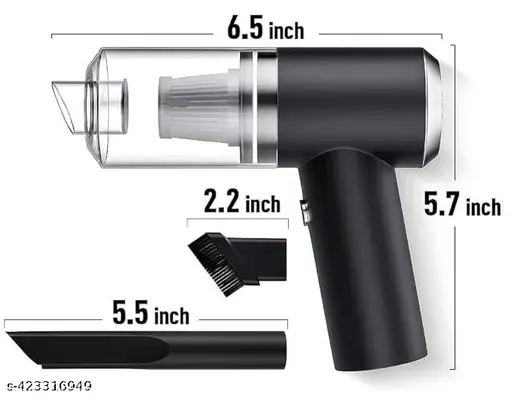 Vaccum cleaner for car (portable rechargble system)
