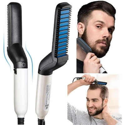 Men Beard and Hair Quick Straightener