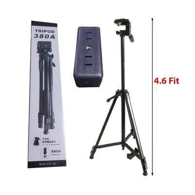 Tripod 380A For Camera stand With phone Holder