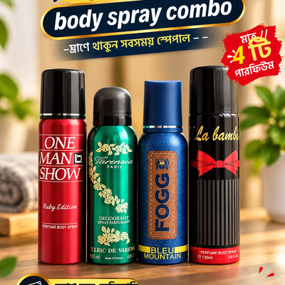 Special 4 pcs 120ML body spray combo